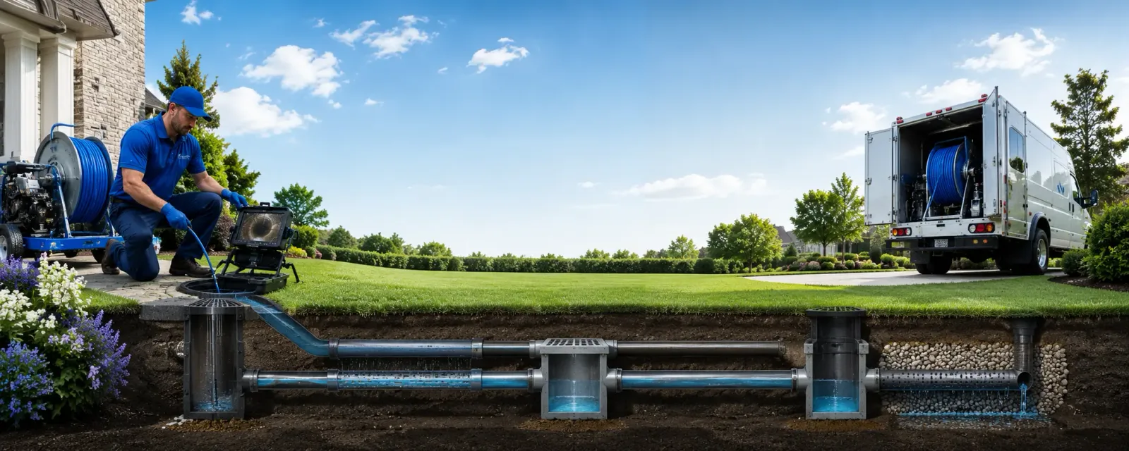Outdoor drain cleaning information for Sparta, OH