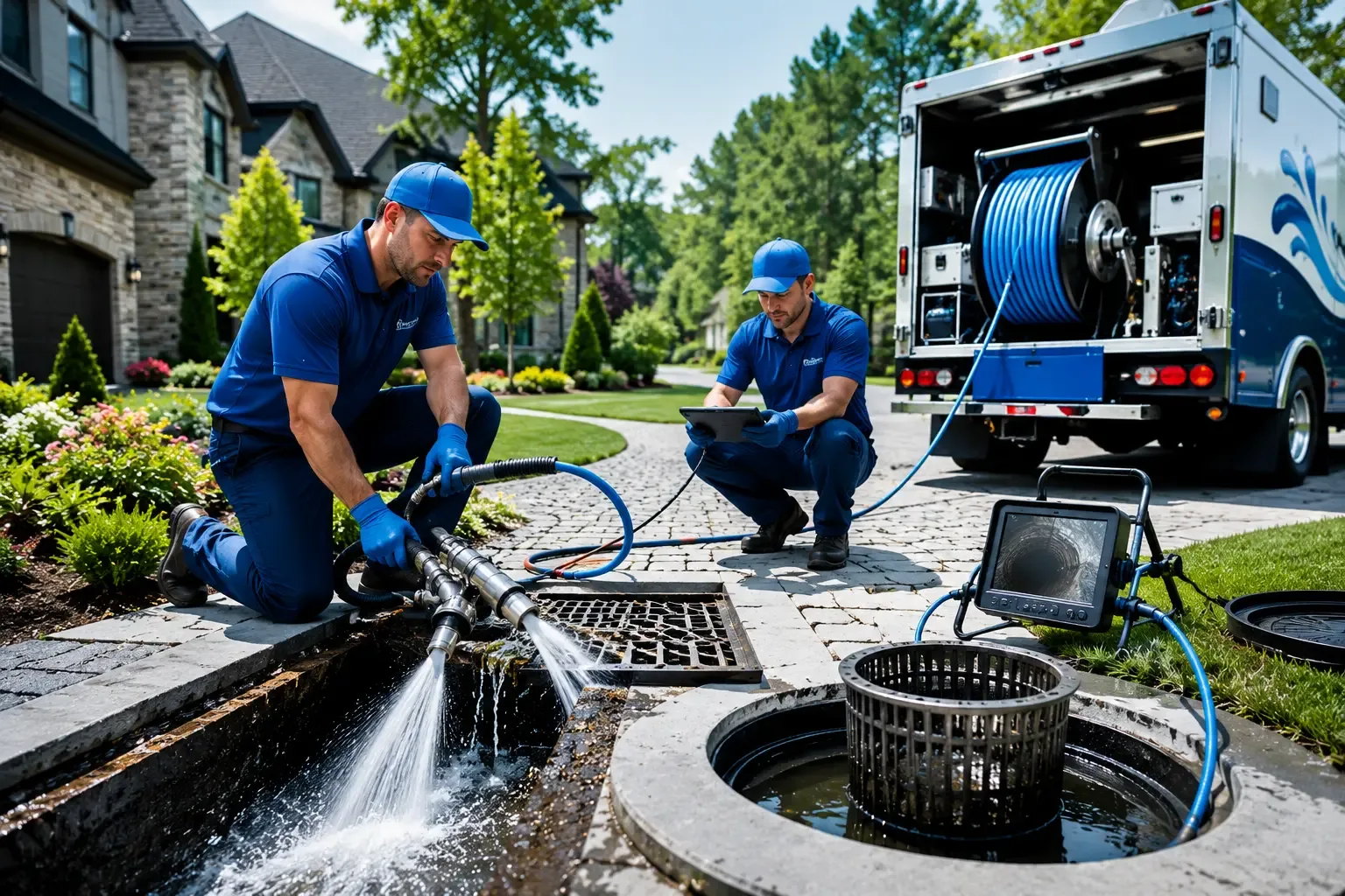 Local outdoor drain cleaning professionals in Sparta, OH